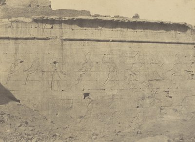 Sculptures and Inscriptions of the Eastern Facade Wall, Edfou by John Beasly Greene